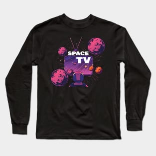 Space TV Long Sleeve T-Shirt